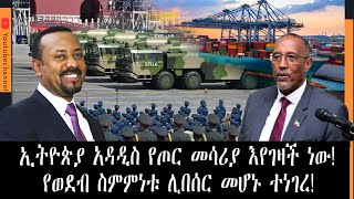 ኢትዮጵያ አዳዲስ የጦር መሳሪያ እየገዛች ነው marakiethiopia ethiopia [upl. by Errised80]