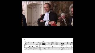 MOZART vs SALIERI transcription piano mozart classicalmusic [upl. by Krasner213]