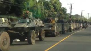 Philippine Armys Light Armored Vehicles Convoy  Armed Forces of the Philippines [upl. by Mcgraw67]