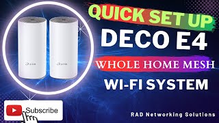 How to Setup TPLink Whole Home Mesh WiFi Deco E4  UrduHindi [upl. by Sean608]