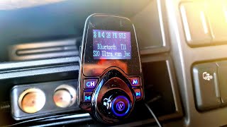 155 Nieuwe FM TRANSMITTER MET AUX EN BLUETOOTH [upl. by Stanzel]