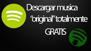 Como descargar musica quotoriginalquot gratis para dispositivos IOS [upl. by Neelyak]