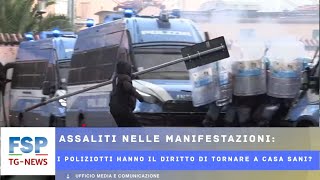 FSP TGNEWS 12 ottobre 2024 Manifestazioni i poliziotti hanno il diritto di tornare a casa sani [upl. by Trisha]