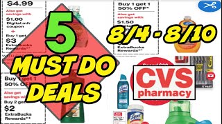 5 MUST DO CVS DEALS 84  810  ALL Digital Deals [upl. by Joana791]