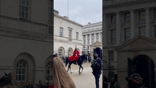 the spectacular entry of the kings guard horses shorts foryou tourist royalhorseguard tiktok [upl. by Aeuhsoj]