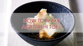 How to Make Agedashi Tofu  Recipe  The Zen Kitchen  Japanese Cooking [upl. by Guinna308]