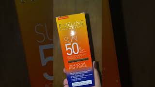 Eveline Cosmetics Sunscreen SPF50evelinecosmetics [upl. by Thera]