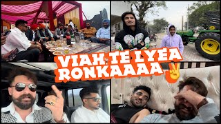 viah te ronkaa  gandeya reela vleya deya krtootaa  Dhillonpreet Vlogs [upl. by Allemahs420]