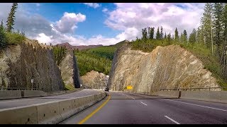 Canadian Rockies Scenic Drive from Kamloops to Banff [upl. by Marijn356]