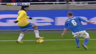 Ronaldinho  Robinho  Ronaldo Phenomenon Humiliated Italy  Brazil vs Italy 53 [upl. by Llenor]