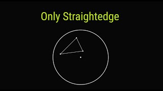 Find CentroidOrthocenterCircumcenterIncenter of triangle only with Straightedge HARD PROBLEM [upl. by Armyn]