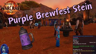 Overflowing Purple Brewfest Stein Horde [upl. by Lednam]