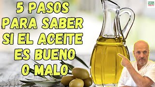 ⚠️ 5 PASOS PARA SABER SI UN ACEITE DE OLIVA ES BUENO O MALO ⚠️ [upl. by Acired]