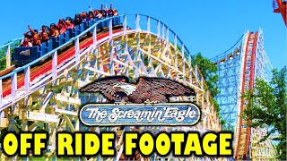 Screamin Eagle at Six Flags St Louis OffRide Footage No Copyright [upl. by Anirehc644]