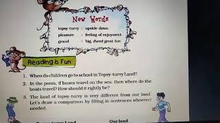 Class 5 English Topsyturvy Land Ques Ans by Mrs Jaya [upl. by Sitrik763]