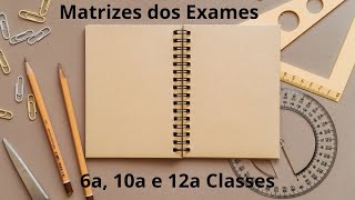 Matrizes dos exames 6a 10a e 12a Classe 2023 em Moçambique Veja matrizes do ano 2023 [upl. by Yffat835]