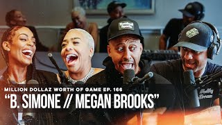 BSIMONE AND MEGAN BROOKS MILLION DOLLAZ WORTH OF GAME EPISODE 166 [upl. by Chesna]