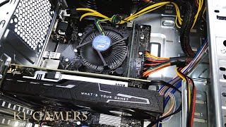 intel Core i3 9100F ASUS PRIME H310MK R20 8GB DDR4 GTX 1650 Budget Gaming Build [upl. by Ariane]