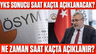 YKS sonucu saat kaçta açıklanacak Ne zaman açıklanacak [upl. by Brear]