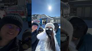 Ski Day1 ⛷️ in Alpensia Ski House South Korea 🇰🇷 [upl. by February]