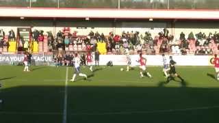 TANNERDONA Craig Tanner so close to scoring Maradonaesqe goal vs England [upl. by Faunia658]