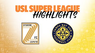 10272024  Spokane Zephyr FC vs Tampa Bay Sun FC  Game Highlights [upl. by Marge137]