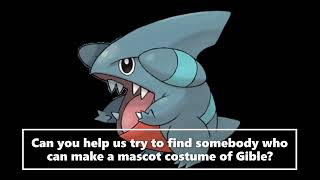 New Mascot Costume Ideas Gible Pokemon Diamond amp Pearl [upl. by Guthry]