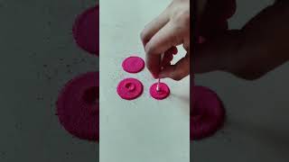 Navratri lakshmi Charan rangoli rangoli navratri shorts ytshorts [upl. by Iclehc]