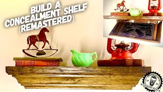 Concealment Shelf Build New Version  Make Money With Woodworking [upl. by Aihtebat]