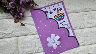 diwali card making ideas • Diwali card making compitition Easy • diwali greeting card [upl. by Ita462]