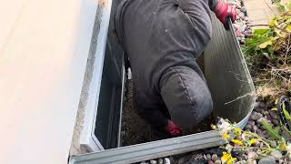 How to install basement window well egress cover [upl. by Adnam802]