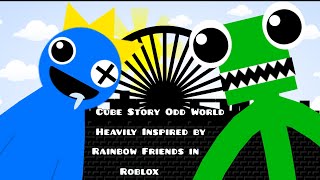 Cube Story Odd World Geometry Dash Animation [upl. by Pip]