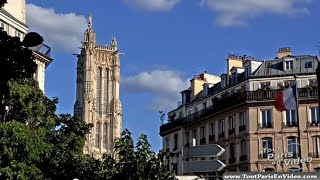 Paris  Timelapse Tour Saint Jacques full HD [upl. by Nnylecoj263]