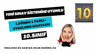 10 Sınıf İngilizce 1 Dönem 1 Yazılı Yeni Sınav Sistemi [upl. by Anatlus]