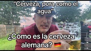 “Cerveza pura como el agua” ¿Cómo es la cerveza alemana 🇩🇪 [upl. by Merci192]