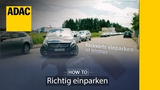 ADAC How To Auto richtig einparken  ADAC [upl. by Rufford]