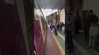 Mumbai local Kurla station 🚉 rush Kurla station 🚉 Mumbai local Kurla shorts viralvideo kurla [upl. by Malachy844]