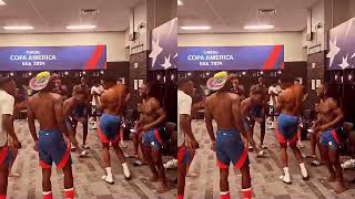 Yerry Mina and Mojicas Colombian Dance Off CopaAmerica [upl. by Doralin559]