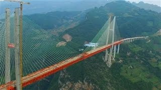 China Sets Record for Worlds Highest Bridge Again [upl. by Vokaay]