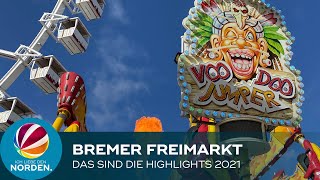 Bremer Freimarkt Die Highlights 2021 [upl. by Airtemad]