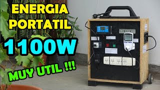 COMO HACER un GENERADOR SOLAR con BATERIA de 12V ESTACION de ENERGIA PORTATIL  Utsource [upl. by Navis]