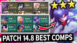 BEST TFT Comps for Patch 148b  Teamfight Tactics Guide  Set 11 Ranked Beginners Meta Tier List [upl. by Hutson]