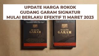 HARGA BARU GUDANG GARAM SIGNATUR [upl. by Lilias]