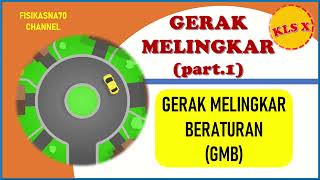 GERAK MELINGKAR  GERAK MELINGKAR BERATURAN  FISIKA KELAS 10 [upl. by Bealle]