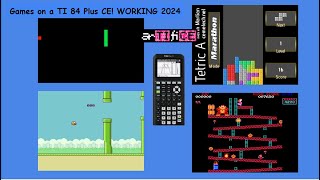 How to Get Games on a Ti 84 Plus CE Graphing Calculator 2024 REUPLOAD [upl. by Aelc14]