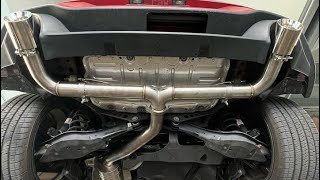 MK8 GTI New Exhaust Xforce exhaust [upl. by Oiramed]