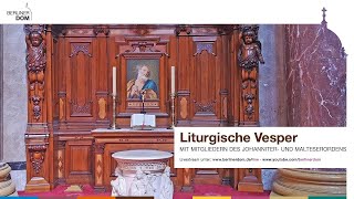 Liturgische Vesper am Petrusaltar am Montag 4 November 19 Uhr [upl. by Norat]