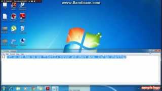 How to Setup home FTP Server with filezilla LAN [upl. by Combes347]