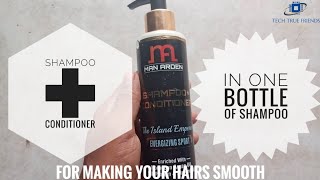 Man Arden ShampooConditioner For Problem Of Rough amp Round Hairs By Tech True Friends In Hindi [upl. by Caine]