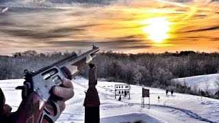 SHOOTING BIG BORE RIFLE IN THE SNOW [upl. by Zuckerman]